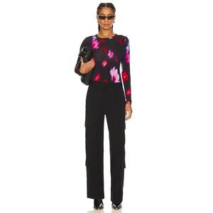 Rag & Bone Sabeen Floral Print Long Sleeve Tee Size Small